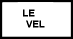 L E on one line, with V E L on the next