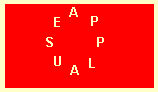 a p p l a u s e  written in a circle